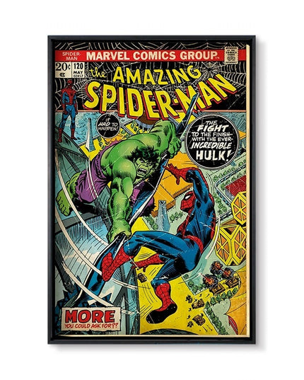 Marvel Super Hero Decorative Painting Anime Spider Man Art Poster Retro American Film Mural Home Childrens Room Wall Decor Print 
