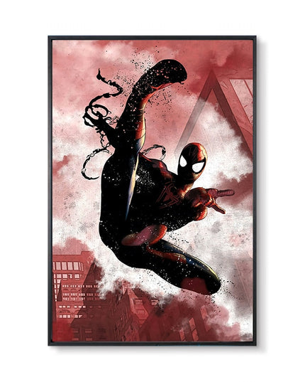 Marvel Super Hero Decorative Painting Anime Spider Man Art Poster Retro American Film Mural Home Childrens Room Wall Decor Print 