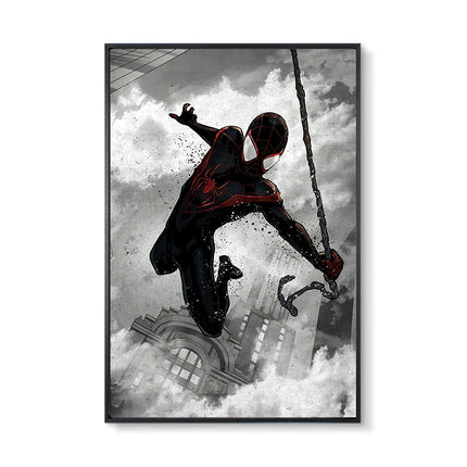 Marvel Super Hero Decorative Painting Anime Spider Man Art Poster Retro American Film Mural Home Childrens Room Wall Decor Print 
