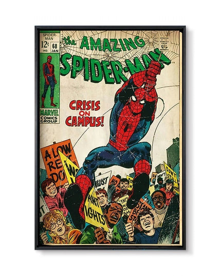 Marvel Super Hero Decorative Painting Anime Spider Man Art Poster Retro American Film Mural Home Childrens Room Wall Decor Print 