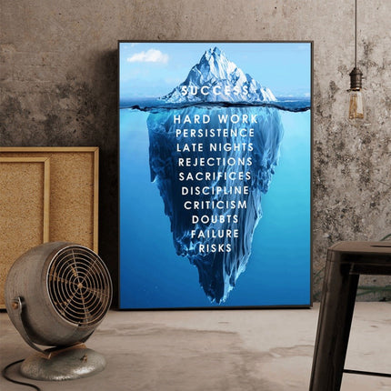 Artistic Motivational Quotes Canvas Print - Inspirational Wall Art