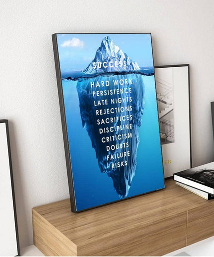 Artistic Motivational Quotes Canvas Print - Inspirational Wall Art