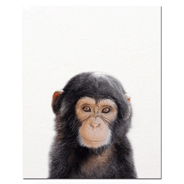 Baby Cute Animals Art Canvas Print - Charming Wall Art for Your Baby's Room