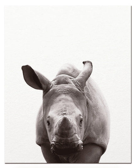 Baby Cute Animals Art Canvas Print - Charming Wall Art for Your Baby's Room