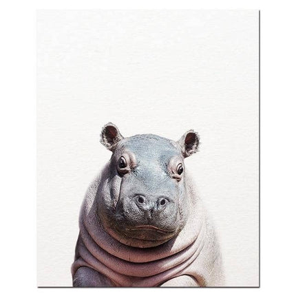 Baby Cute Animals Art Canvas Print - Charming Wall Art for Your Baby's Room
