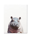 Hippo / 16 x 20 inch / 40 x 50 cm