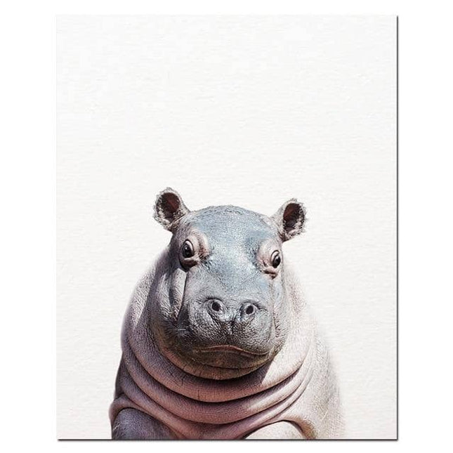 Baby Cute Animals Art Canvas Print - Charming Wall Art for Your Baby's Room