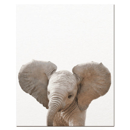Baby Cute Animals Art Canvas Print - Charming Wall Art for Your Baby's Room