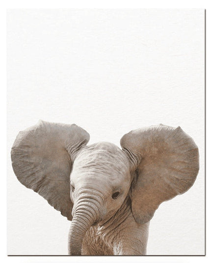 Baby Cute Animals Art Canvas Print - Charming Wall Art for Your Baby's Room