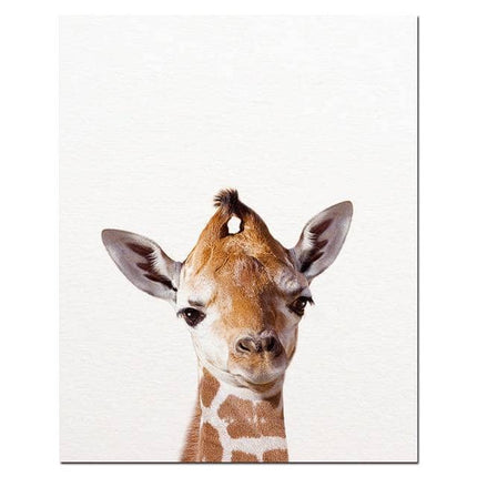 Baby Cute Animals Art Canvas Print - Charming Wall Art for Your Baby's Room