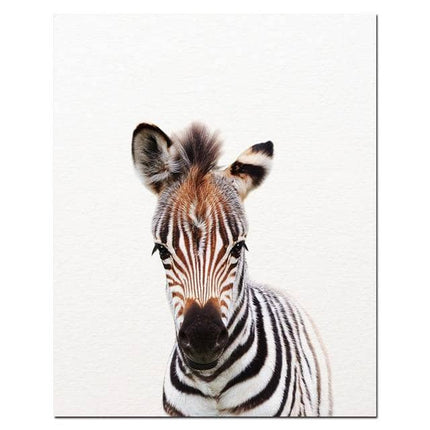 Baby Cute Animals Art Canvas Print - Charming Wall Art for Your Baby's Room
