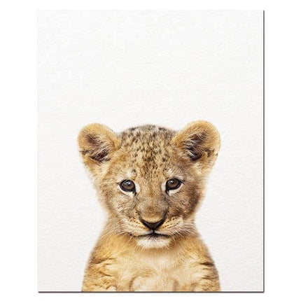 Baby Cute Animals Art Canvas Print - Charming Wall Art for Your Baby's Room