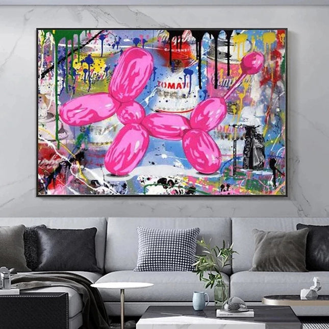 Balloon Dog - Banksy Wall Poster