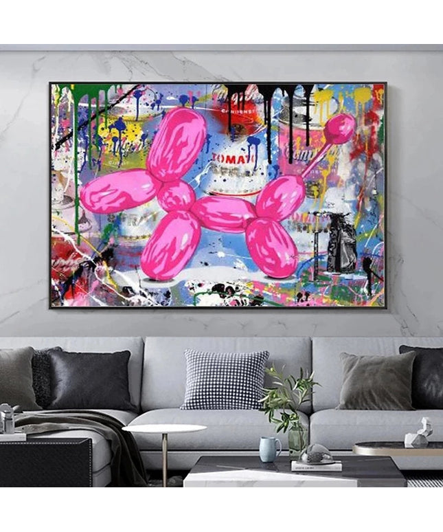 Balloon Dog - Banksy Wall Poster