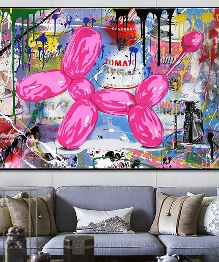 Balloon Dog - Banksy Wall Poster