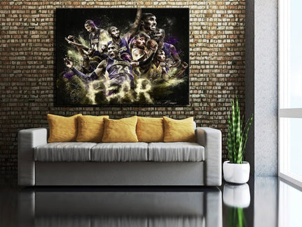 Copy of Mamba Mentality - Best Version of Yourself Inspirational Canvas Poster Wall Poster