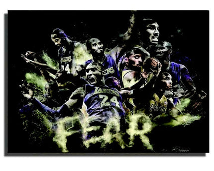 Copy of Mamba Mentality - Best Version of Yourself Inspirational Canvas Poster Wall Poster