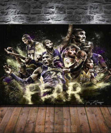 Copy of Mamba Mentality - Best Version of Yourself Inspirational Canvas Poster Wall Poster