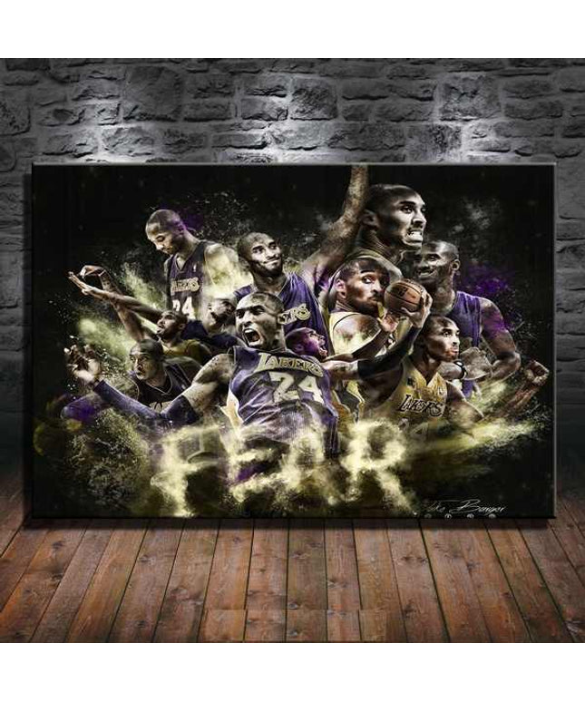 Copy of Mamba Mentality - Best Version of Yourself Inspirational Canvas Poster Wall Poster