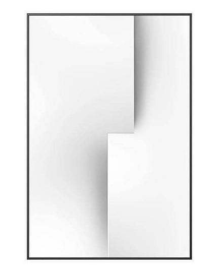 Bold Black & White Geometry Wall Art - Artistic Canvas Print
