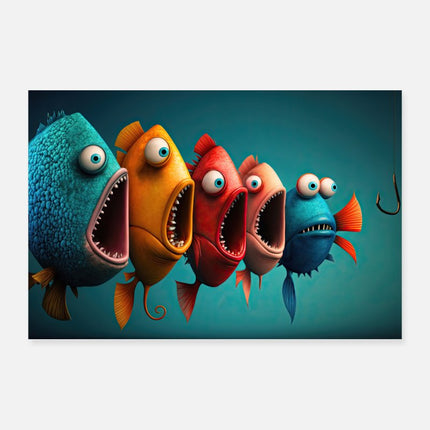 FIsh Fun Wall Poster