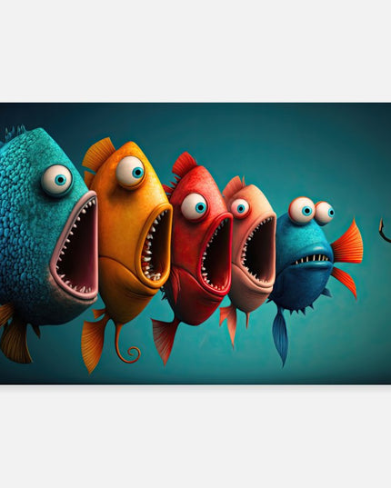 FIsh Fun Wall Poster