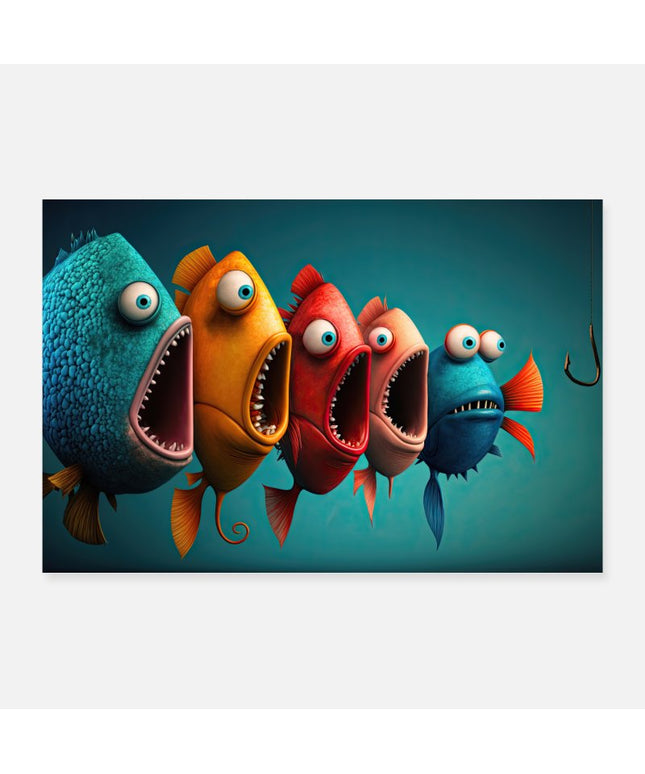 FIsh Fun Wall Poster