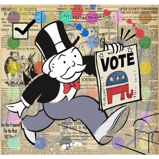 Capitalism Monopoly Alec Wall Art - Artistic & Unique Wall Decor