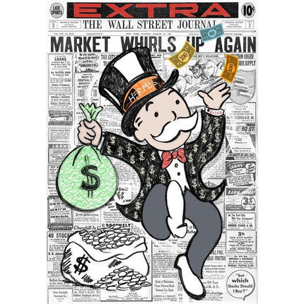 Capitalism Monopoly Alec Wall Art - Artistic & Unique Wall Decor
