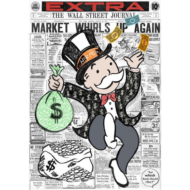 Capitalism Monopoly Alec Wall Art - Artistic & Unique Wall Decor