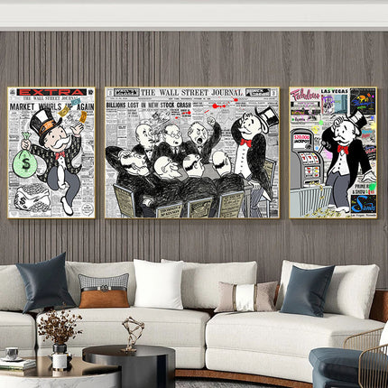 Capitalism Monopoly Alec Wall Art - Artistic & Unique Wall Decor