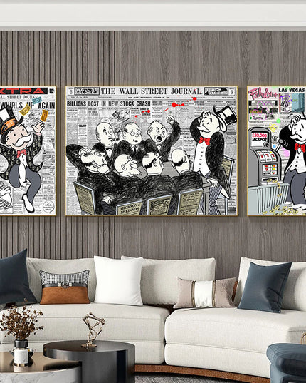 Capitalism Monopoly Alec Wall Art - Artistic & Unique Wall Decor