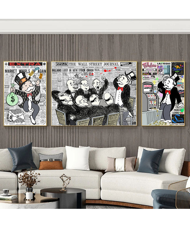 Capitalism Monopoly Alec Wall Art - Artistic & Unique Wall Decor