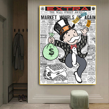 Capitalism Monopoly Alec Wall Art - Artistic & Unique Wall Decor