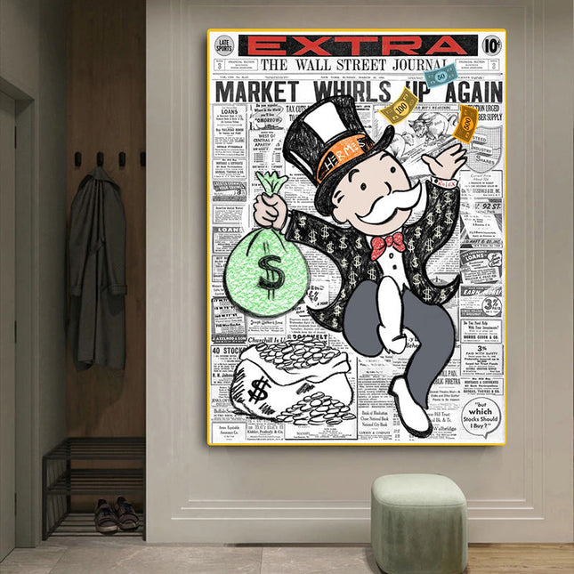 Capitalism Monopoly Alec Wall Art - Artistic & Unique Wall Decor