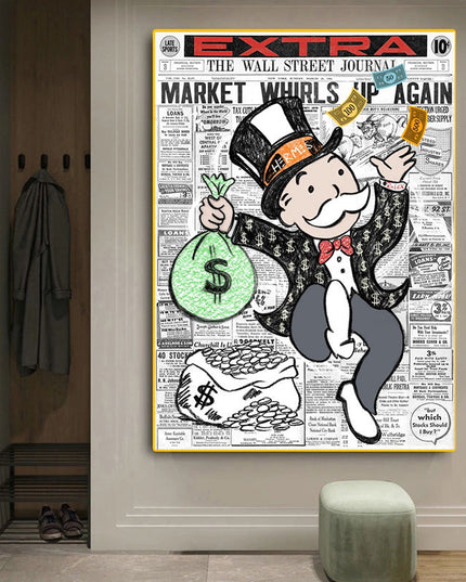 Capitalism Monopoly Alec Wall Art - Artistic & Unique Wall Decor