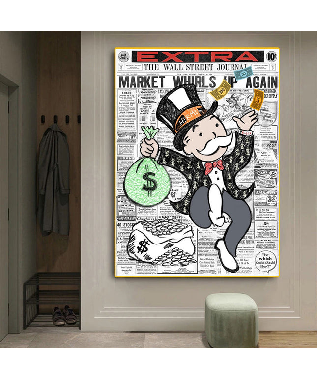 Capitalism Monopoly Alec Wall Art - Artistic & Unique Wall Decor