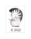 Be Unique / 4 x 6 inch / 10 x 15 cm