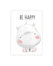 Be Happy / 4 x 6 inch / 10 x 15 cm
