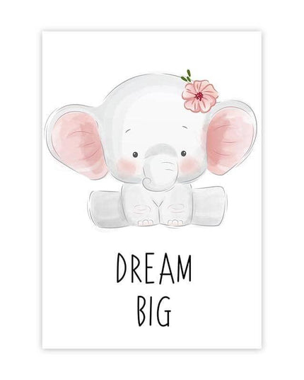 Cartoon Animals Canvas Print - Cute & Playful Wall Art