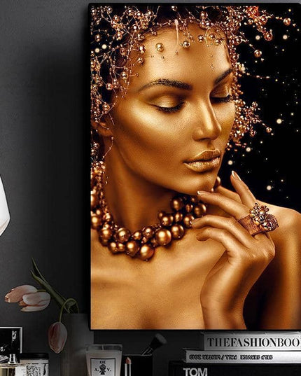 Celebrate African Beauty Art Poster - Printing on Canvas
