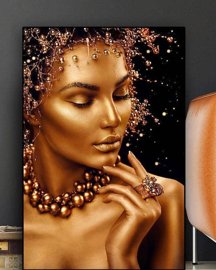 Celebrate African Beauty Art Poster - Printing on Canvas