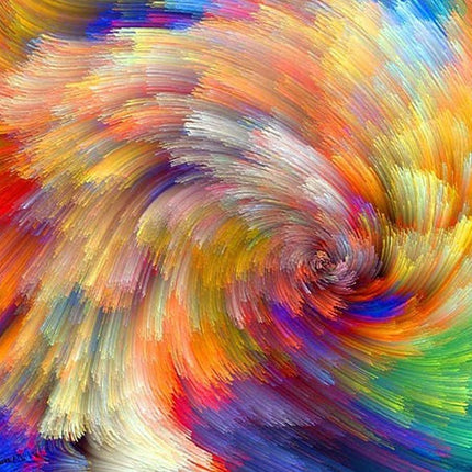 Colorful Dreams - Rainbow Cloud Splash Abstract Canvas Poster Wall Poster