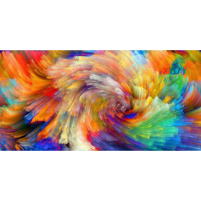 Colorful Dreams - Rainbow Cloud Splash Abstract Canvas Poster Wall Poster
