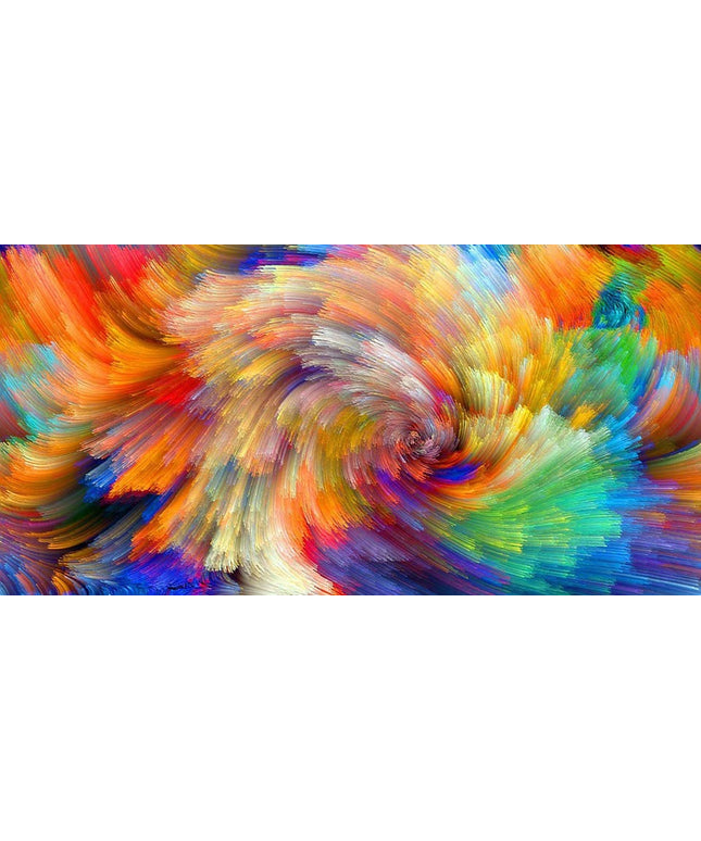 Colorful Dreams - Rainbow Cloud Splash Abstract Canvas Poster Wall Poster