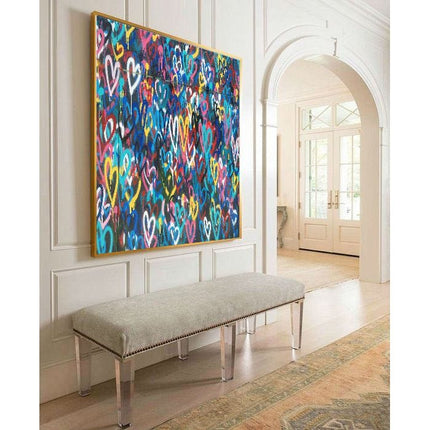 Colorful Love Series Art Wall Poster - Romantic & Artistic Canvas Print