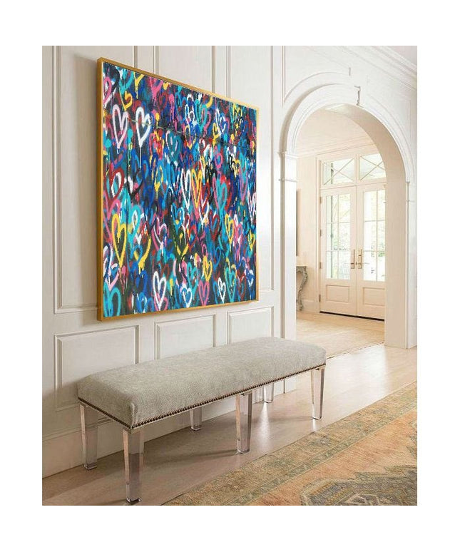 Colorful Love Series Art Wall Poster - Romantic & Artistic Canvas Print