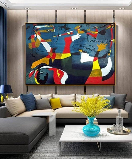 Cubist Dreams Wall Art - Picasso Abstract Canvas Print