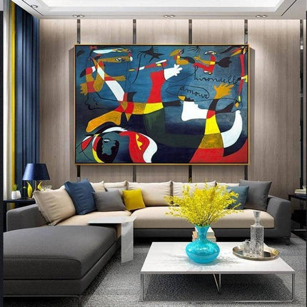 Cubist Dreams Wall Art - Picasso Abstract Canvas Print