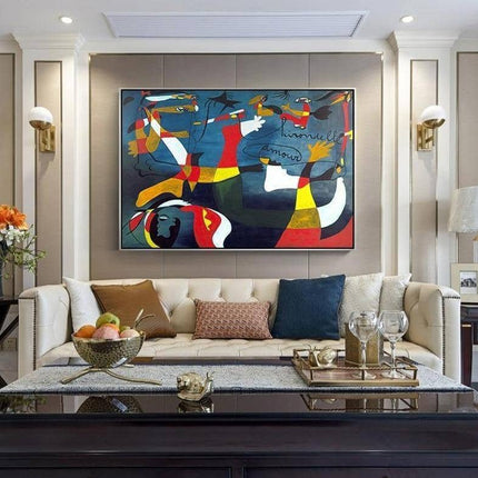 Cubist Dreams Wall Art - Picasso Abstract Canvas Print